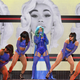 Rapper Cardi B (C) performs with dancers during the 2019 Adult Video News Awards at The Joint inside the Hard Rock Hotel & Casino on January 26, 2019 in Las Vegas, Nevada.